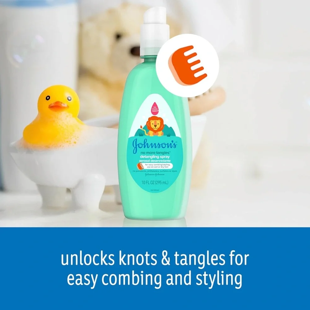 Johnson’s No More Tangles Kids detangling spray
